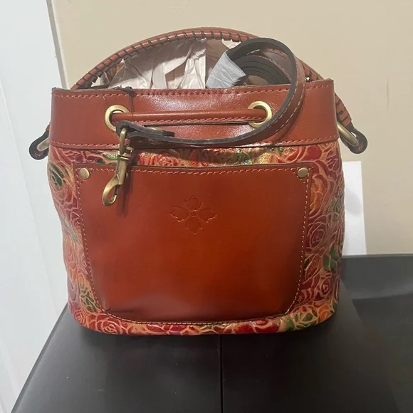 Patricia Nash Multicolor Floral Embossed Shoulder Bag - Picture 2 of 3